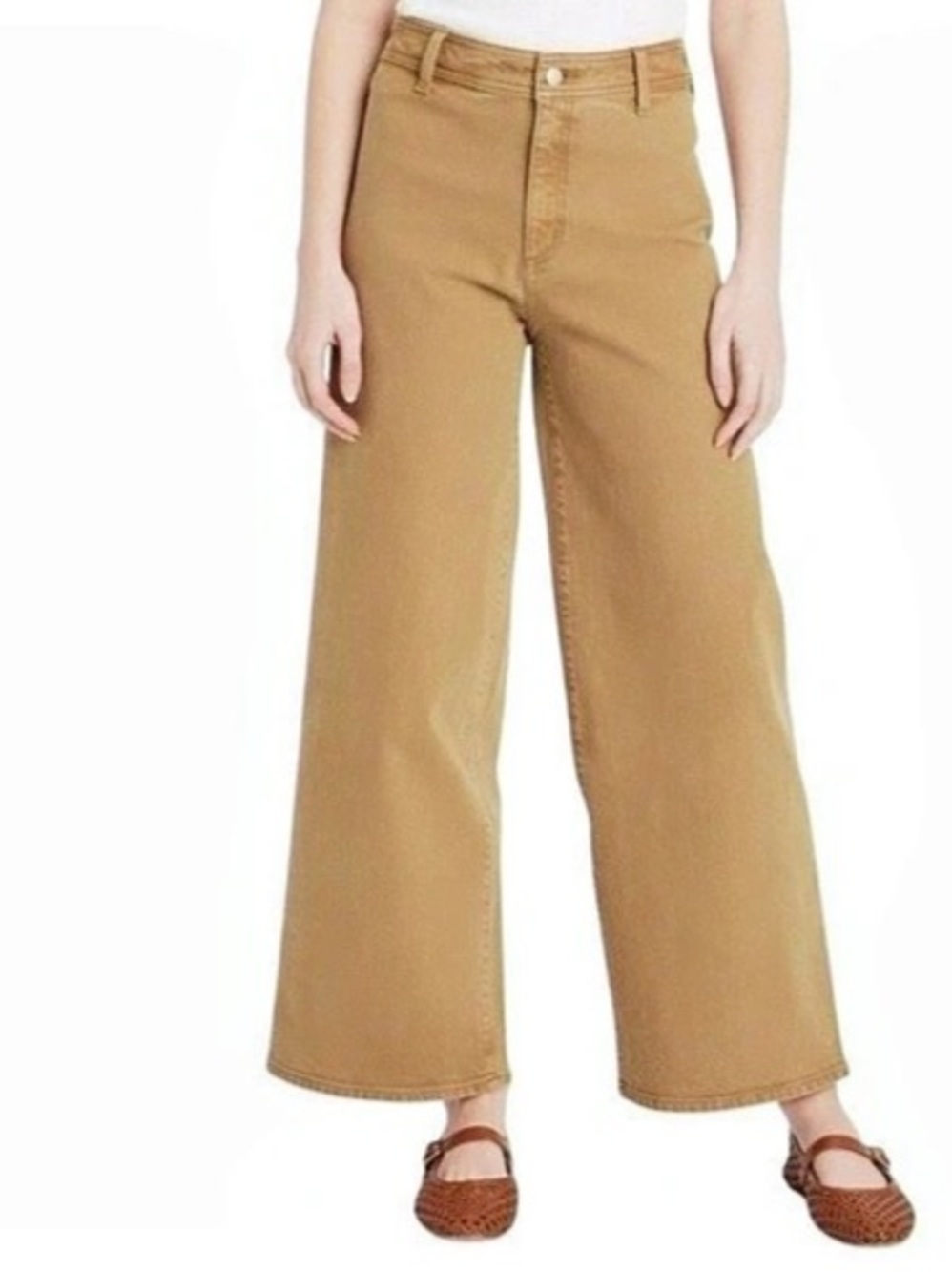 Universal Thread Wide Leg Sailor Cotton Pants Size 4